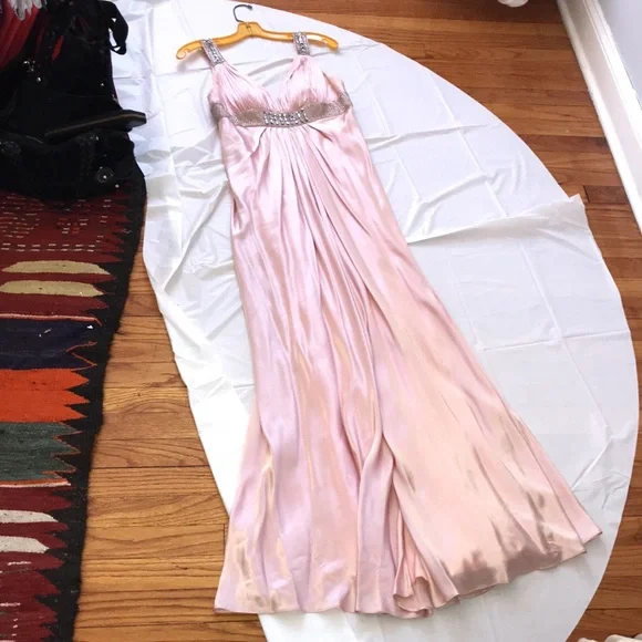 Evening gown 100% silk - Picture 2 of 5